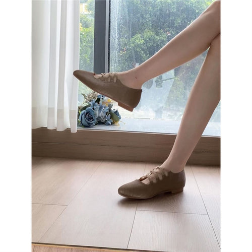 Damen Ballerinas mit verstellbarem Riemendesign EB