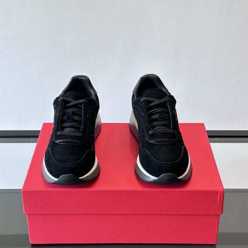 Damen Sportliche Sneakers mit rutschfester Laufsohle und hochwertiger Wildleder-Oberfläche EB