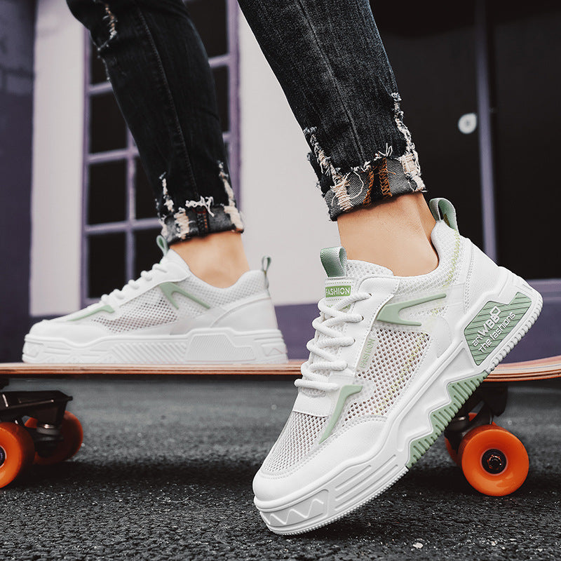 Damen Luftige Freizeitsneaker mit atmungsaktiver Mesh-Oberfläche und rutschfester Sohle EB