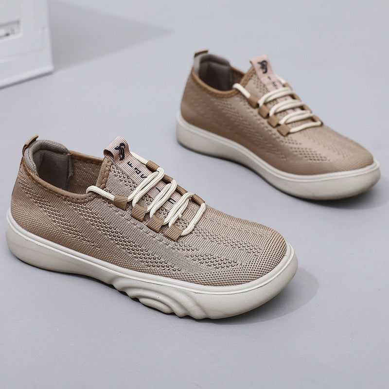 Damen Atmungsaktive Freizeit-Sneaker mit elastischem Obermaterial und flexibler Sohle EB