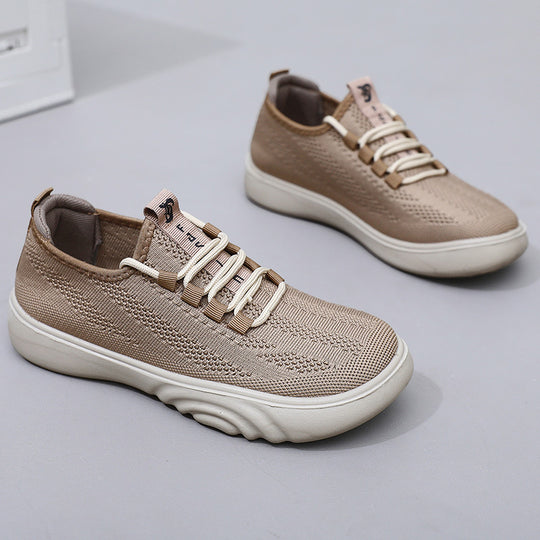 Damen Atmungsaktive Freizeit-Sneaker mit elastischem Obermaterial und flexibler Sohle EB