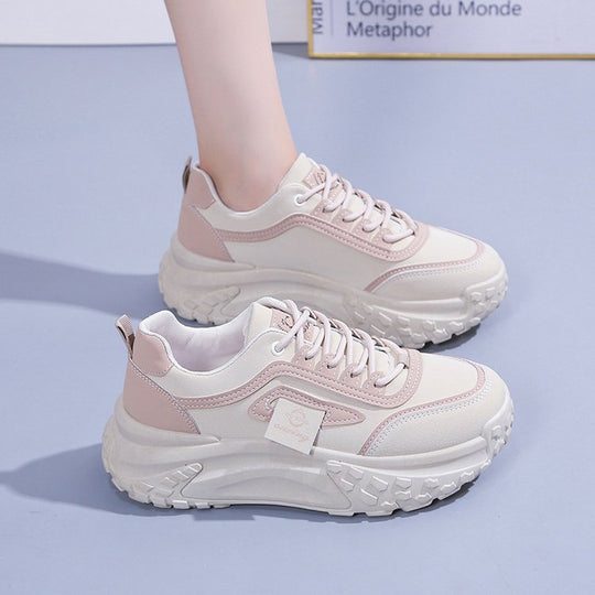 Damen Chunky Sneakers mit atmungsaktivem Obermaterial und dämpfender Laufsohle EB