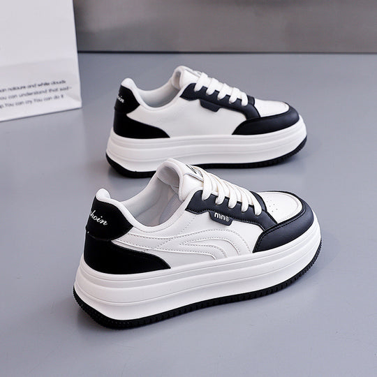Damen Plattform Sneakers mit ergonomischer Dämpfung und sportlichem Design EB