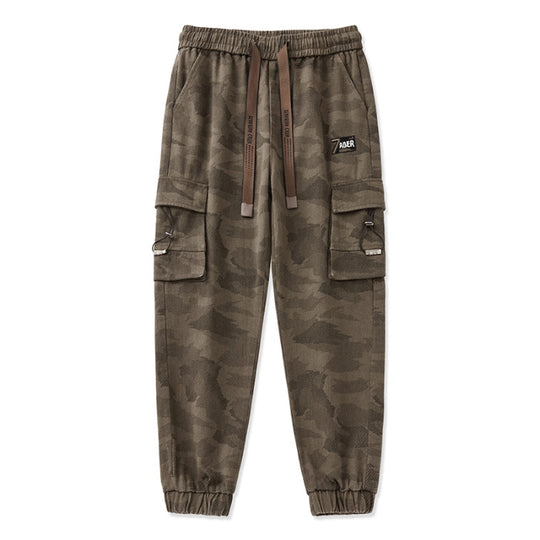 Herren Cargohose mit funktionalen Reißverschlusstaschen und elastischem Bund EB