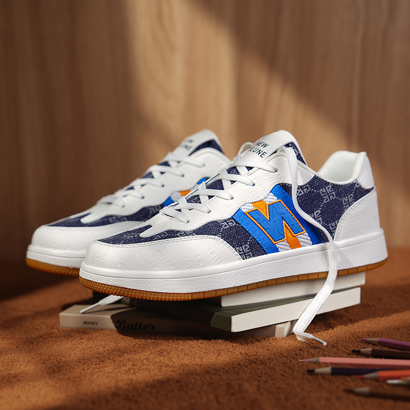 Damen modische Sneakers mit verstärktem Fersenbereich und atmungsaktiver Oberflächenstruktur EB