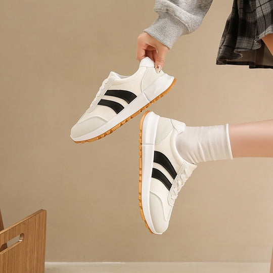Damen Sportliche Sneakers mit atmungsaktiver Laufsohle EB