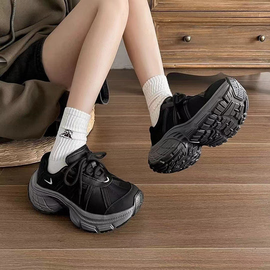 Damen Sportliche Chunky Sneakers mit dämpfender Sohle EB