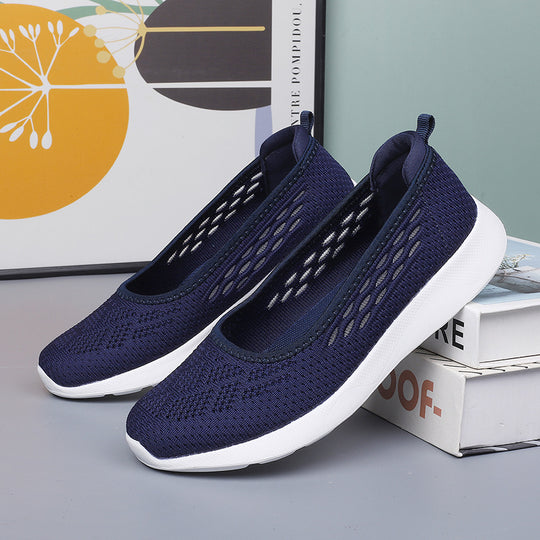 Damen Bequeme und Atmungsaktive Slip-On Sneakers EB