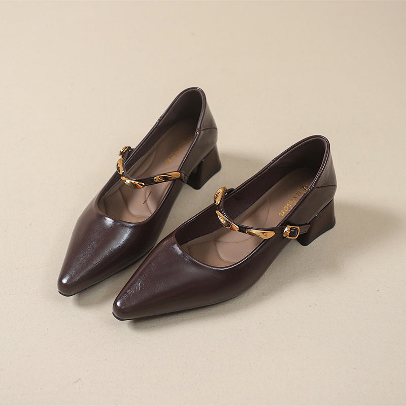 Damen elegante Slingback-Pumps EB