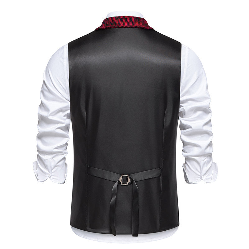 Herren elegante tweed Weste EB