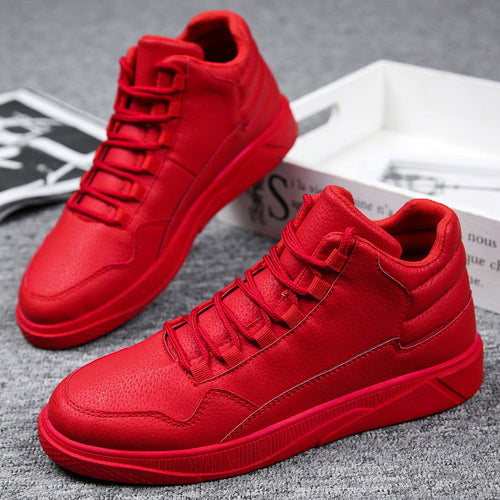 Damen modische High-Top Sneakers mit atmungsaktivem Obermaterial und flexibler Sohle EB