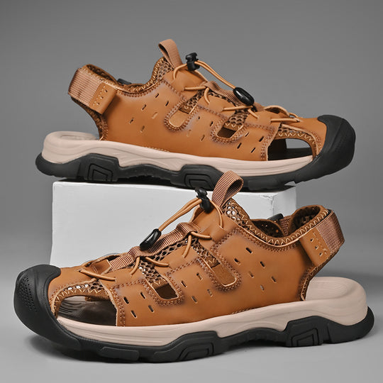 Herren Atmungsaktive Outdoor-Sandalen mit rutschfester Sohle EB