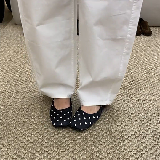 Damen Ballerinas mit glanzvoller Oberfläche und bequemer Innensohle EB