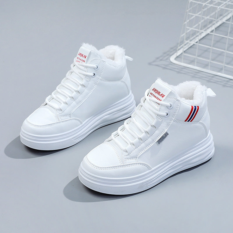 Damen Hohe Winter Sneakers mit dämpfendem Innenfutter EB