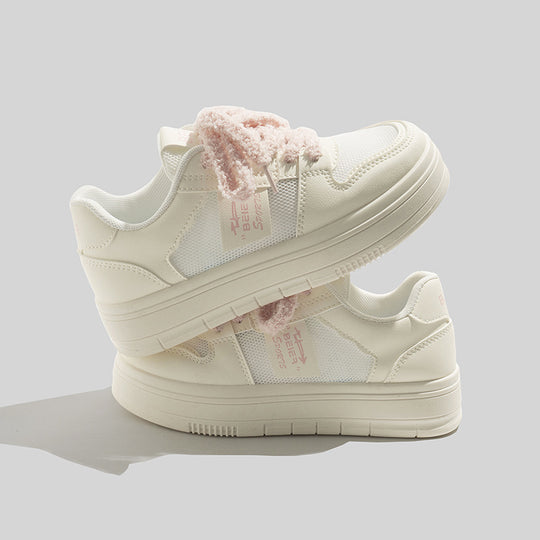 Damen Atmungsaktive Freizeitsneaker mit weichem Innenfutter und innovativen Schnürsenkeln EB