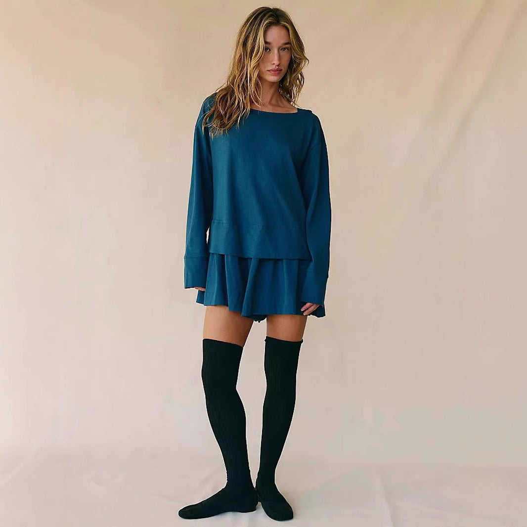 Damen Skaterkleid mit weitem Oberteil und formschöner Rockpartie EB