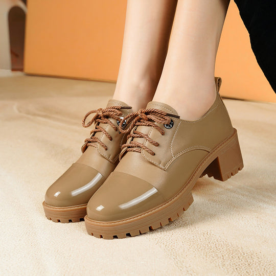 Damen Modische Sneakers mit klobigem Blockabsatz und trendigem Design EB