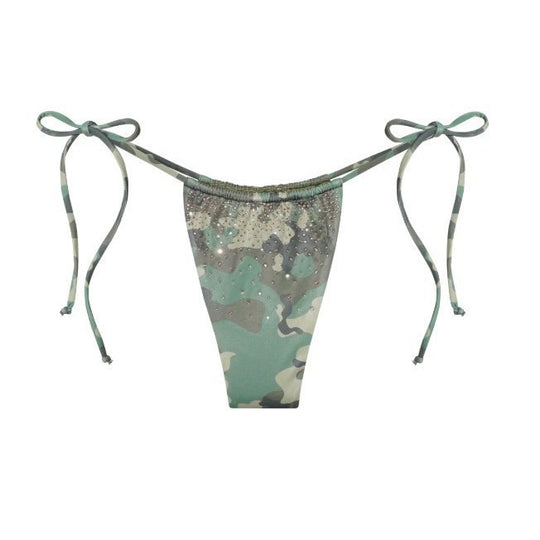 Damen Triangel-Bikini mit schimmernden Details EB