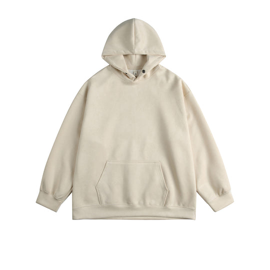 Herren lässiger Kapuzenpullover aus hochwertigem Baumwollmix mit praktischer Kängurutasche EB