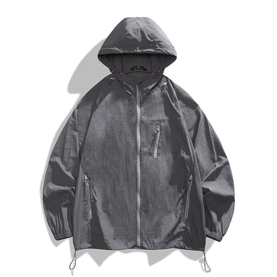 Herren leichtgewichtige Windjacke mit praktischen Taschen und atmungsaktiven Eigenschaften EB