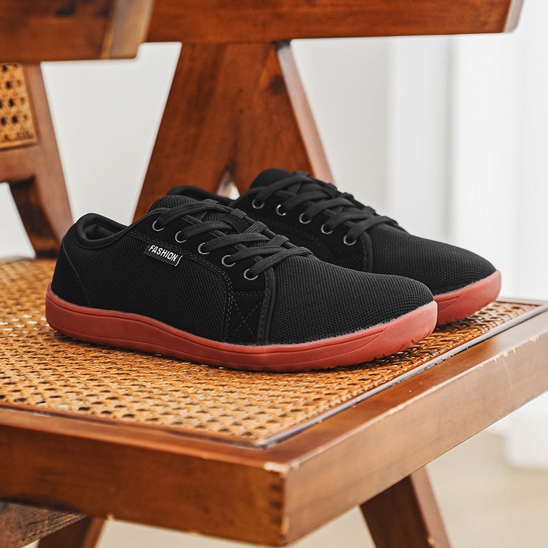 Damen Freizeit Sneakers mit atmungsaktivem Mesh-Obermaterial und flexiblem Sohlenkomfort EB