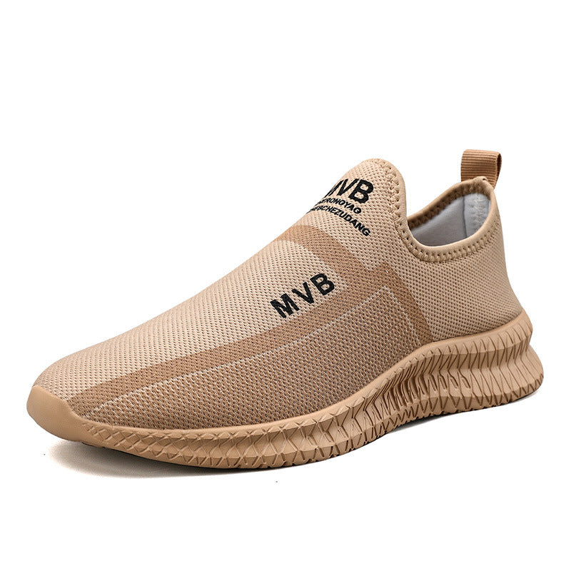 Damen Leichte Slip-On Sneakers mit atmungsaktivem Mesh-Obermaterial EB