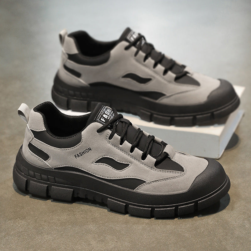 Damen Sportliche Sneakers mit robustem Sohlenprofil und atmungsaktiver Mesh-Oberfläche EB