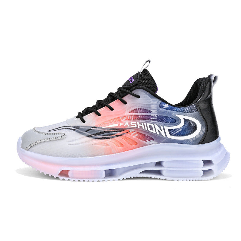 Herren sportlicher Luftkammersneaker mit transparentem TPU-Obermaterial, sichtbarer Luftkapsel und stoßdämpfender Plateausohle EB
