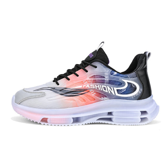 Herren sportlicher Luftkammersneaker mit transparentem TPU-Obermaterial, sichtbarer Luftkapsel und stoßdämpfender Plateausohle EB