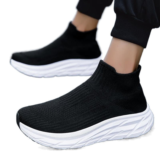 Damen Komfortable Strick-Sneaker mit flexibler Sohle EB