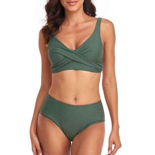 Damen Hochschnitt Bikini-Set EB
