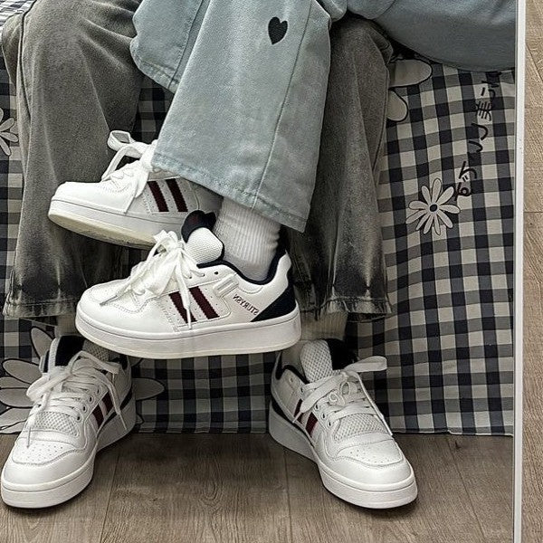 Damen Sneakers im sportlichen Retro-Stil mit atmungsaktiver Mesh-Oberfläche EB