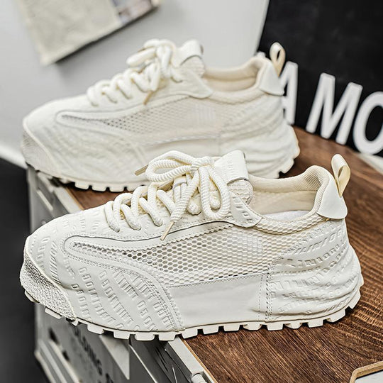 Damen atmungsaktive Sport-Sneaker mit innovativer Textur und rutschfester Sohle EB