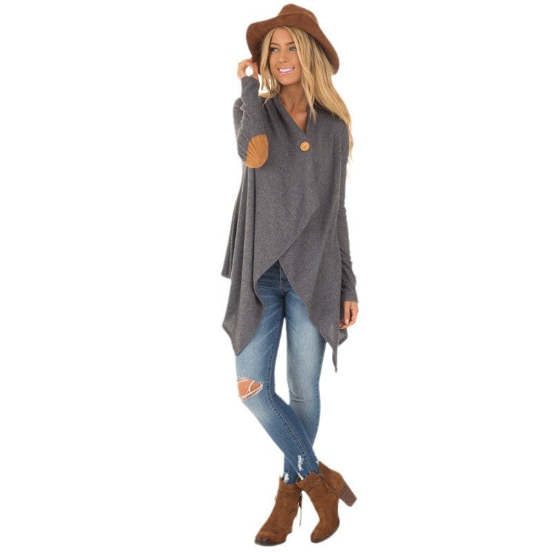 Damen Wickeljacke mit asymmetrischem Schnitt akzenten EB