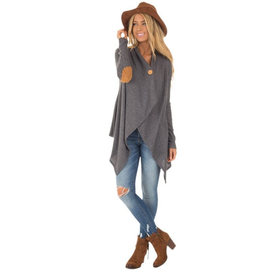 Damen Wickeljacke mit asymmetrischem Schnitt akzenten EB