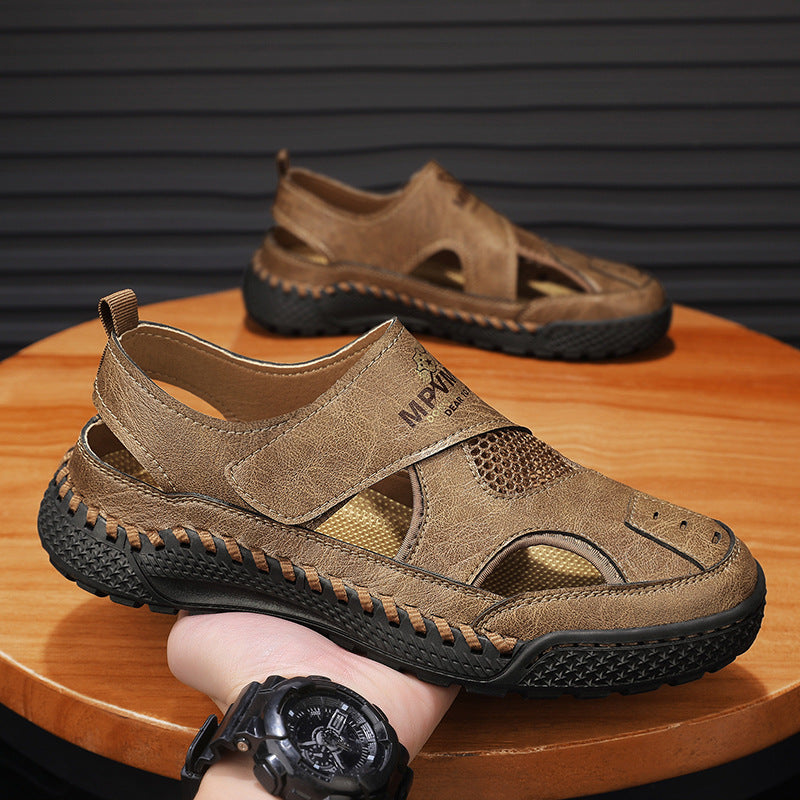 Herren Sandalen mit atmungsaktiver Oberseite und rutschfester Sohle EB