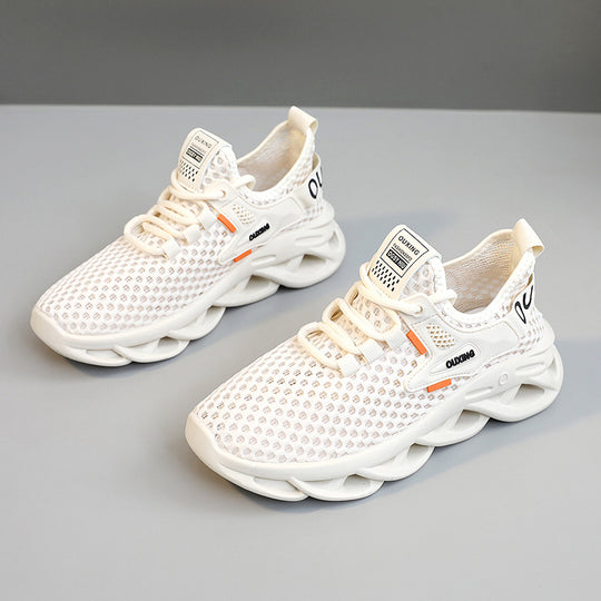 Damen Sportliche Mesh-Sneaker mit dämpfend ergonomischem Sohlenprofil EB