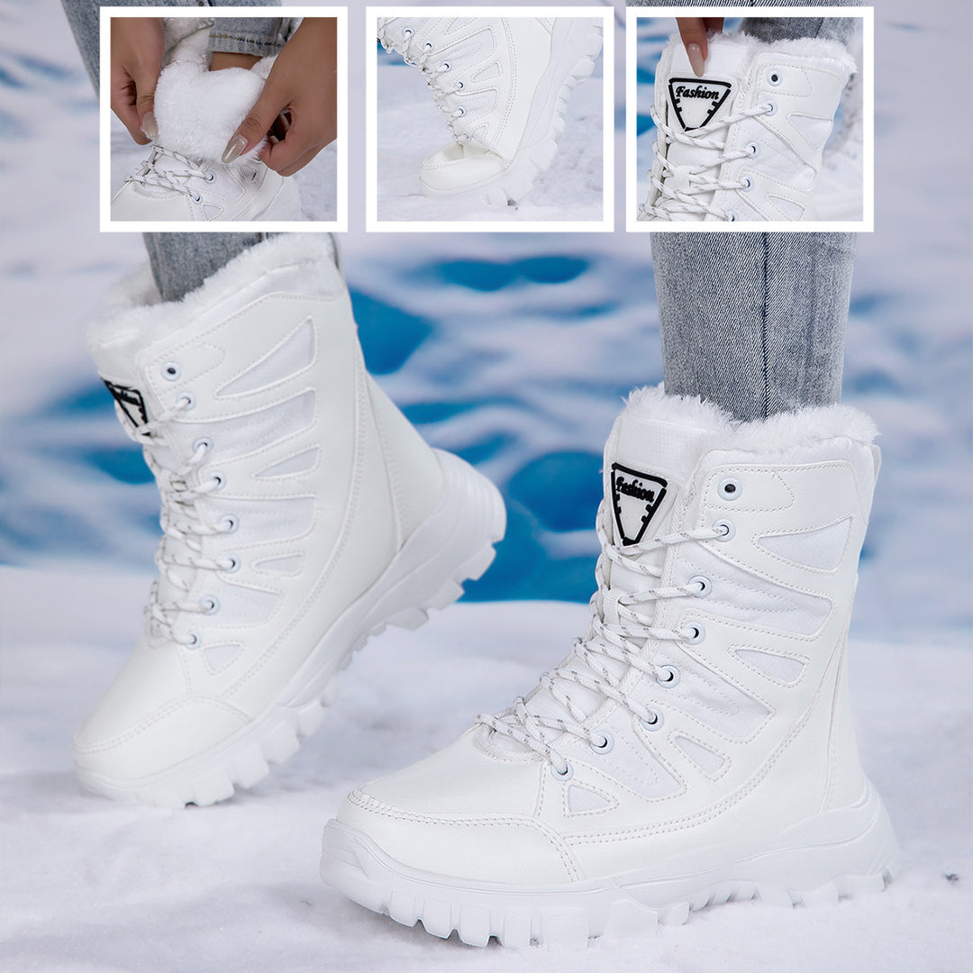 Damen Winterboots mit isolierendem Futter und rutschfester Laufsohle EB