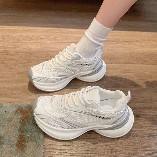 Damen Hochwertige Lauf-Sneaker mit atmungsaktiver Mesh-Oberfläche und dämpfender Sohle EB