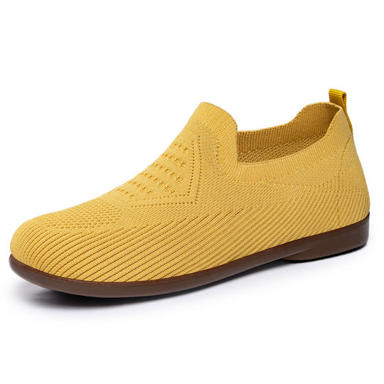 Damen Bequeme Stretch-Sneaker mit rutschfester Sohle EB