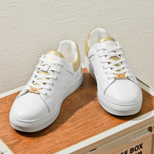 Damen Sportliche Sneaker mit glänzenden Akzenten EB