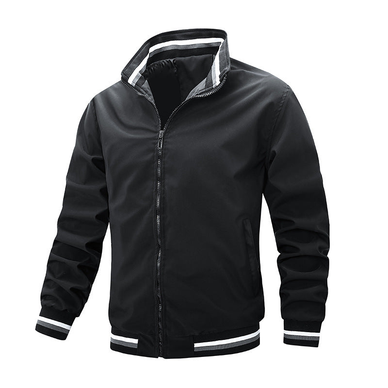 Herren elegante Bomberjacke mit stark isolierendem Innenfutter EB