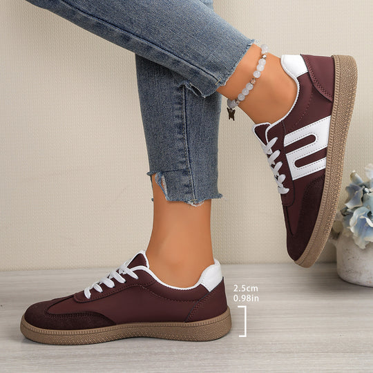 Damen Komfort-Sneaker mit atmungsaktiver Sohle und modischem Obermaterial EB