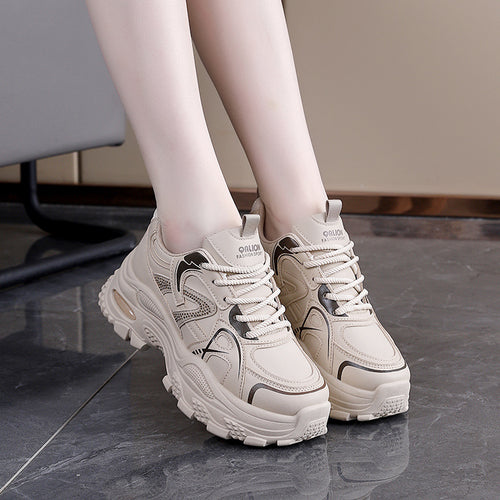 Damen Sportliche Sneakers mit atmungsaktivem Obermaterial EB