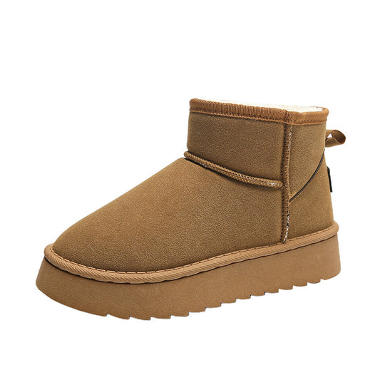 Damen warme Winterstiefel mit flauschigem Innenfutter EB