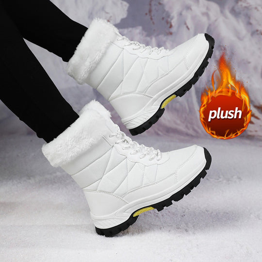Damen Winterliche Stiefel mit kuscheligem Innenfutter und rutschfester Sohle EB
