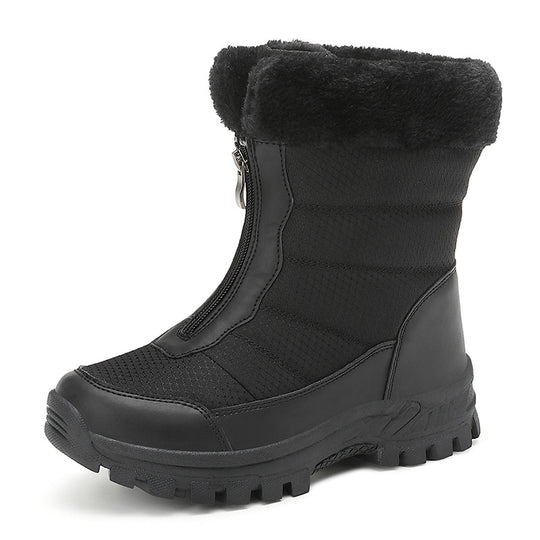 Damen isolierte Winterstiefel mit rutschfester Sohle und kuscheligem Innenfutter EB