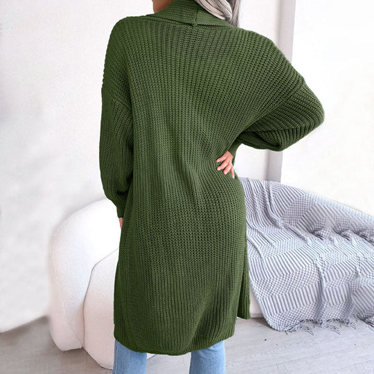 EB | Einfarbige Strickjacke für Elegante Outfits