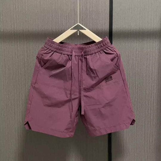 Herren lässige Sportshorts mit elastischem Bund und seitlichen Eingrifftaschen EB
