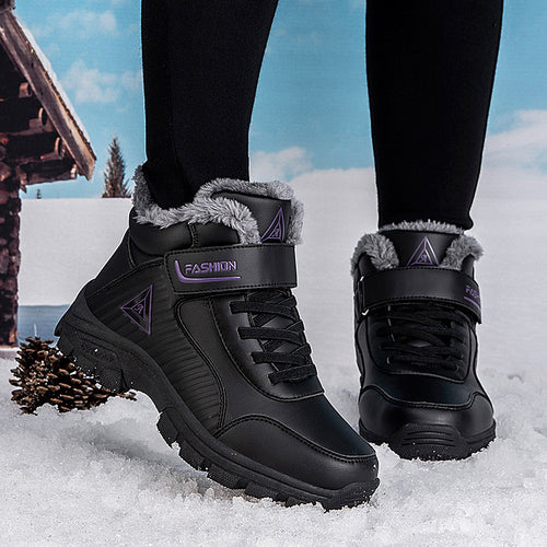 Damen Thermo-Winterstiefel mit isolierendem Warmfutter und rutschfester Profilsohle EB